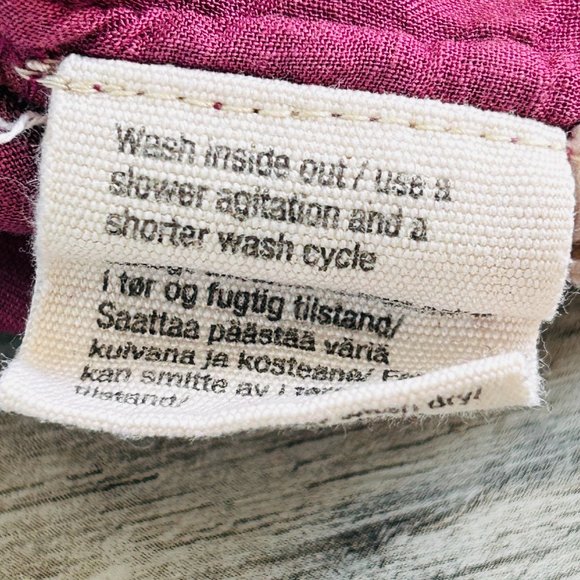 Gudrun Sjoden 100% modal striped/polka dot elastic waist Skirt (size S) - Picture 9 of 11